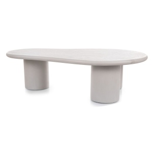 Masa de cafea gri din ciment 80x130 cm Selena The Home Collection