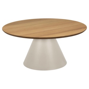 Masa de cafea gri/maro din metal 85 cm Soli Actona Company
