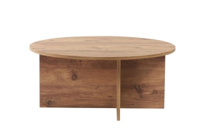 Masa de cafea maro 90 cm Soleil Atlantic Nordure