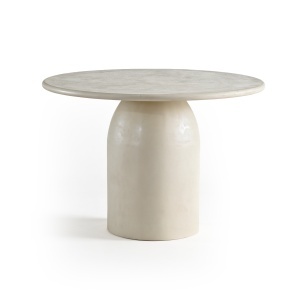 Masa dining crem 126 cm Avelis Quiet Object
