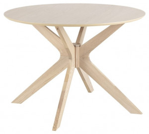 Masa dining din lemn maro 105 cm Duncan Style Quiet Object