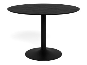 Masa dining din lemn negru 110 cm Ibiza Quiet Object