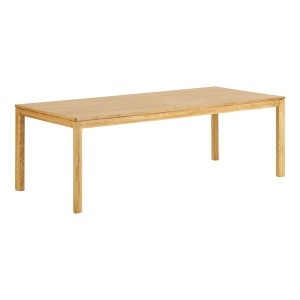 Masa dining extensibila din lemn maro 100x220 (320)cm Bowen House Nordic