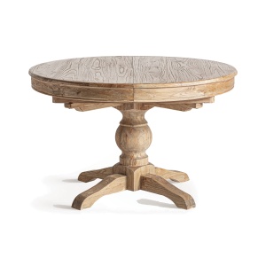 Masa dining extensibila maro din lemn 124x125(200) cm Sonvigo Vical Home
