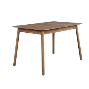 Masa dining extensibila maro din lemn 80x120(162) cm Glimps Zuiver