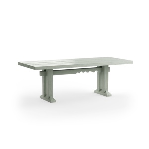 Masa dining gri fum din lemn 90x220 cm Forma HKliving