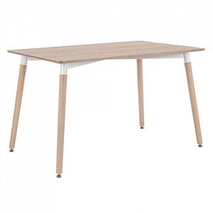 Masa dining maro din lemn 80x120 cm David Bizzotto