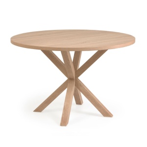 Masa dining maro din metal 119 cm Argo Kave Home