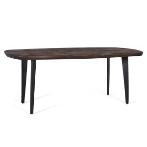 Masa dining maro/neagra din lemn 100x200 cm Neria Giner y Colomer