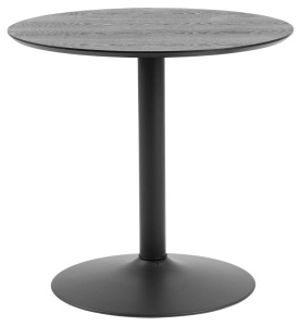 Masa dining neagra din lemn 80 cm Ibiza Actona Company