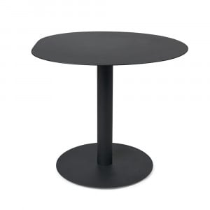 Masa dining neagra din metal 88 cm Pond Ferm Living