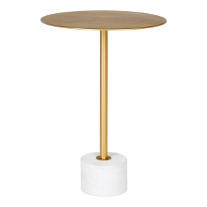 Masa laterala aurie din metal 41 cm Lecco House Nordic