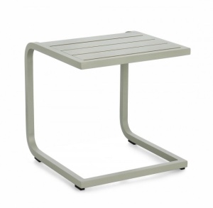 Masa laterala exterior albastru deschis din metal 40x40 cm Taylor Bizzotto