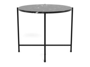 Masa laterala maro/neagra din marmura 52 cm Avila Actona Company