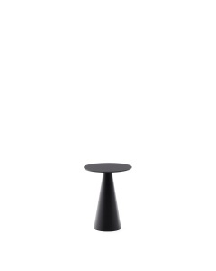 Masa laterala neagra din metal 30 cm Wilshire Kave Home