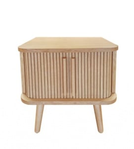 Noptiera maro din lemn Rove Woodman