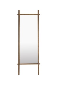Oglinda de podea dreptunghiulara maro din lemn 58x160 cm Solene Walnut Quiet Object