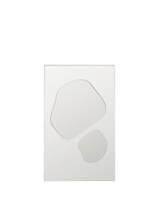 Oglinda dreptunghiulara argintie din sticla 50x82cm Folia Ferm Living