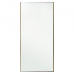 Oglinda dreptunghiulara aurie din metal 80x170 cm Universe Bizzotto