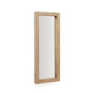 Oglinda dreptunghiulara maro din lemn 50x120 cm Maden Kave Home