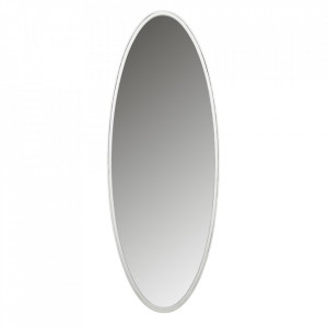 Oglinda ovala alba din metal 60x160 cm Miya Quiet Object
