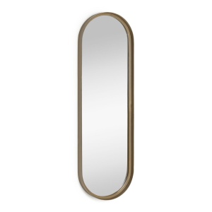 Oglinda ovala aurie din metal 31x101 cm Tiare Kave Home