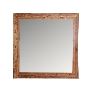 Oglinda patrata maro din lemn 150x150 cm Lux Vical Home