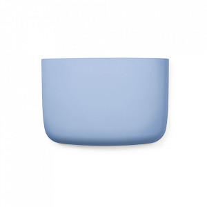 Organizator de perete albastru din plastic 28 cm Pocket Normann Copenhagen