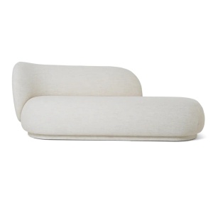 Pat de zi crem din textil 203 cm Rico Boucle Ferm Living