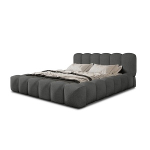 Pat gri din textil 160x200 cm Dallas Boucle Quiet Object