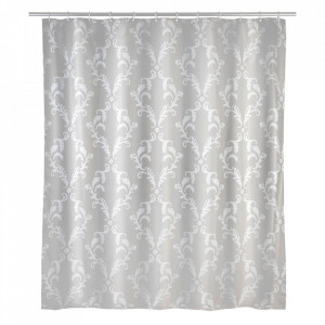 Perdea dus alba/crem din fibre sintetice 180x200 cm Baroque Wenko