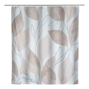 Perdea dus multicolora din fibre sintetice 180x200 cm Leaf Wenko