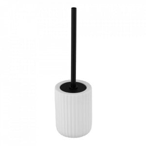 Perie toaleta alba/neagra din ceramica Belluno Wenko