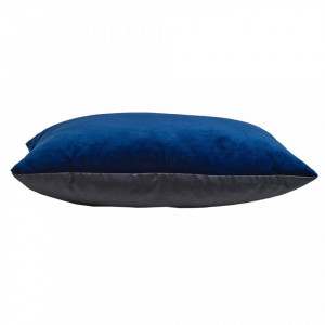 Perna decorativa patrata albastra din bumbac 55x55 cm Venua Pols Potten