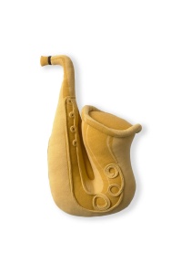 Perna din bumbac multicolor 30x46 cm Saxophone Lorena Canals