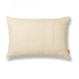 Perna dreptunghiulara crem din fibre naturale 40x60 cm Darn Ferm Living