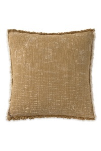 Perna dreptunghiulara din bumbac ocru 45x45 cm Handloom Lorena Canals