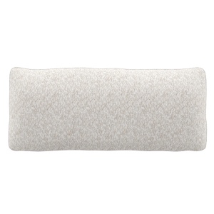 Perna dreptunghiulara ecru din fibre sintetice 30x70 cm Mojo Woolly Woood