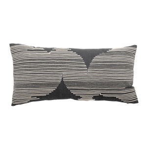 Perna dreptunghiulara gri din bumbac 30x60 cm Brechia Bloomingville