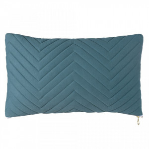 Perna drepunghiulara turcoaz din bumbac 30x50 cm Neo Zago