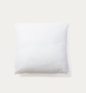 Perna patrata alba din textil 45x45 cm Dulnia Kave Home