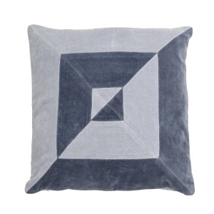 Perna patrata albastra din bumbac 45x45 cm Aban Bloomingville