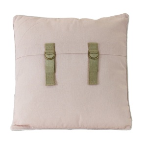 Perna patrata roz din fibre 45x45 cm Bobby Vical Home