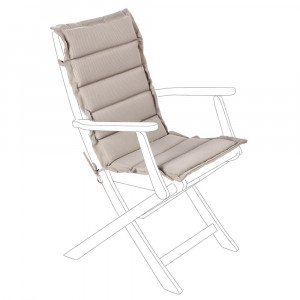 Perna sezut pentru exterior dreptunghiulara bej din fibre sintetice 45x94 cm Pady Bizzotto