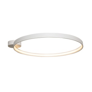 Plafoniera alba din metal Circle Mania Zuma Line