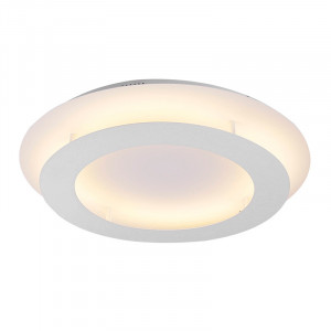 Plafoniera alba din otel si metal cu LED Merle Small Candellux