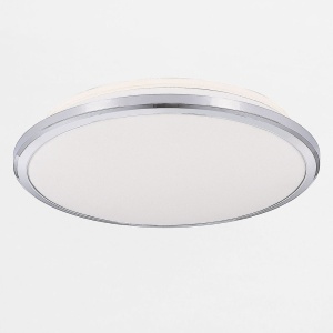 Plafoniera argintie din plastic cu LED Moren Zuma Line