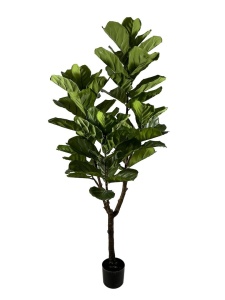 Planta artificiala cu ghiveci verde din fibre sintetice 180 cm Ficus Bizzotto
