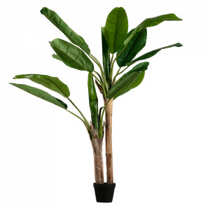 Planta artificiala verde cu ghiveci 138 cm Banana Woood