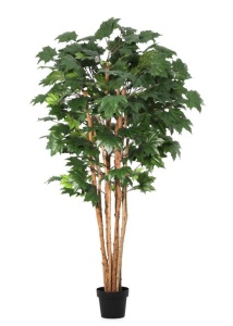 Planta artificiala verde/neagra din fibre sintetice 175 cm Canadian Maple Bizzotto